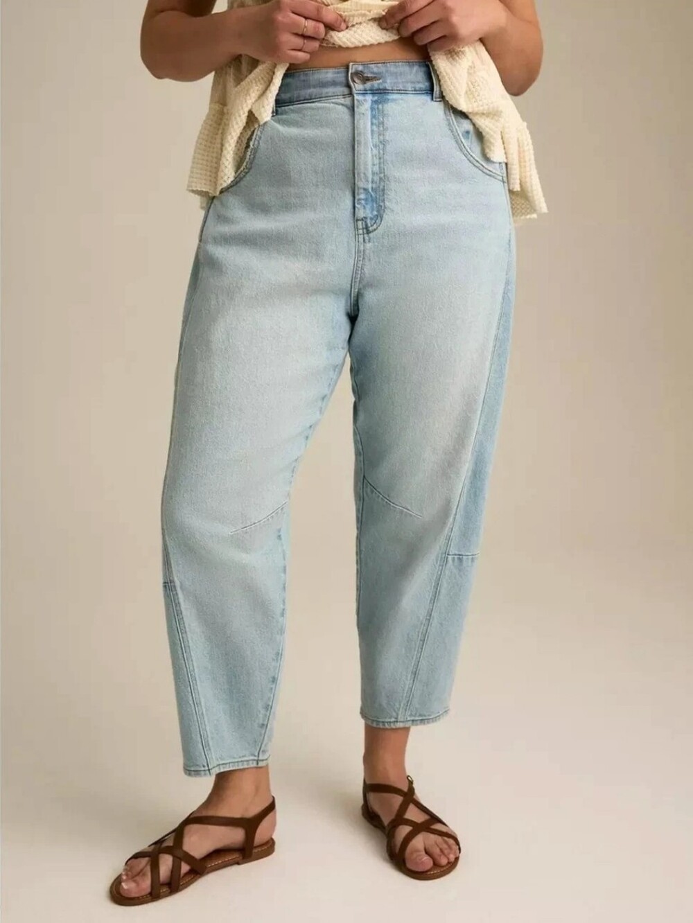 Torrid Festi High Rise Barrel Leg Jeans